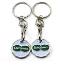 Supermarket Shopping Token Trolley Pound Coin Holder Key Ring